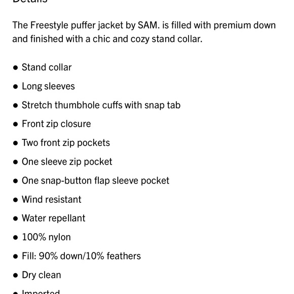 SAM Women's Freestlye Down Puffer Jacket - Picture 12 of 13